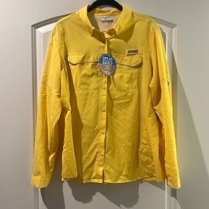 NWT XL Yellow Columbia PFG